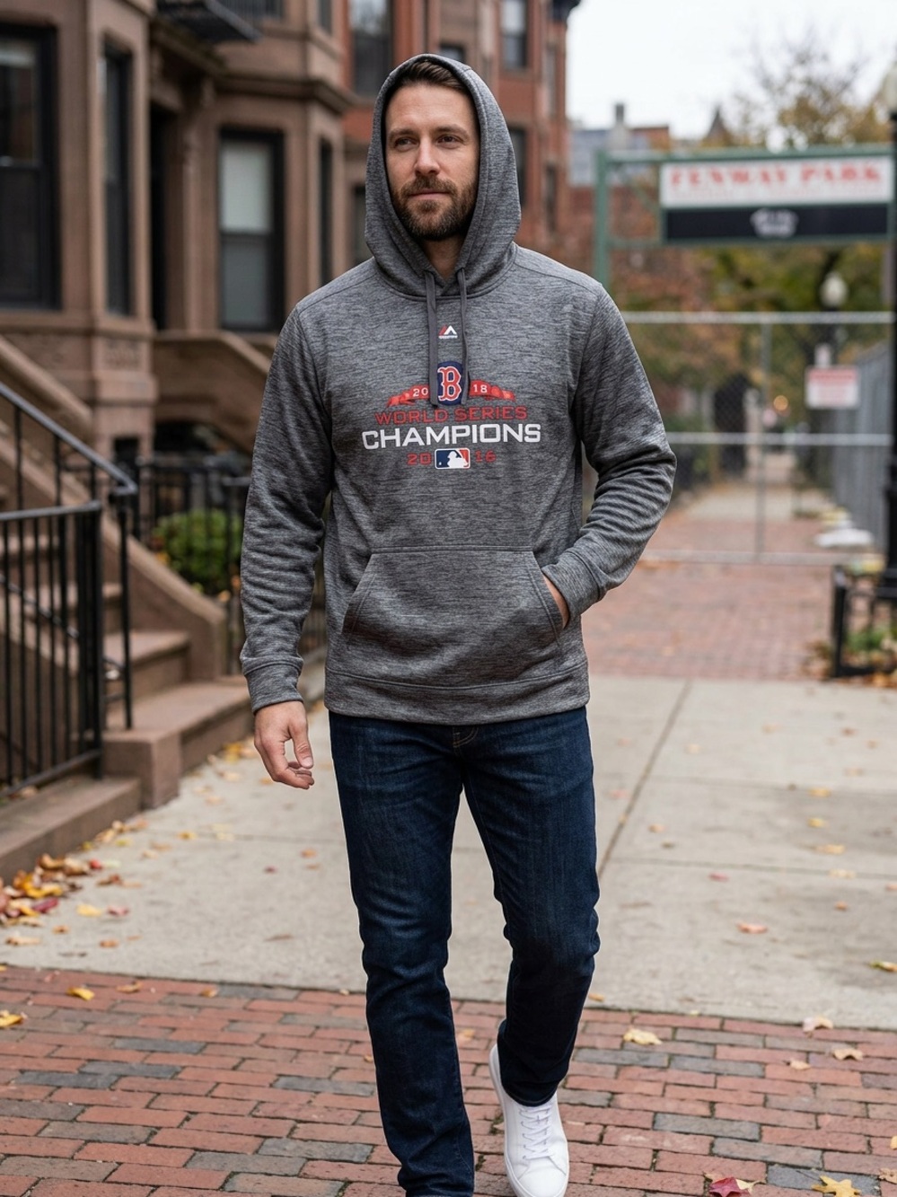 Boston Red Sox World Series Champions Sweatshirt RARE 2018 Hoodie Men's MLB XL